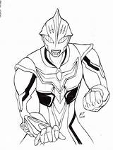 Ultraman Mewarnai Sketch Coloring Mewarna Inks Anak Getdrawings Putih Hitam Belial Frozen sketch template