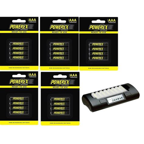 Powerex Mh C801d 8 Cell 1 Hour Charger For Aa Aaa Nimh Nicd Batteries