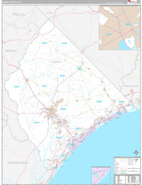 horry county sc maps