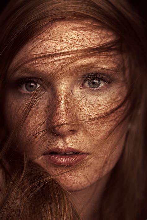 Redhead Freckles On Behance