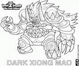 Invizimals Dark Mao Xiong Lost Tribes Coloring Pages sketch template