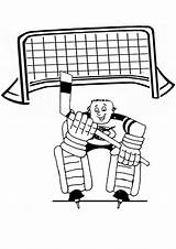 Goalie Hockey Goalies Penguins Pittsburgh sketch template
