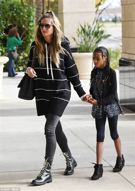 Glam Heidi Klum Enjoys Shopping Trip With Daughter Lou