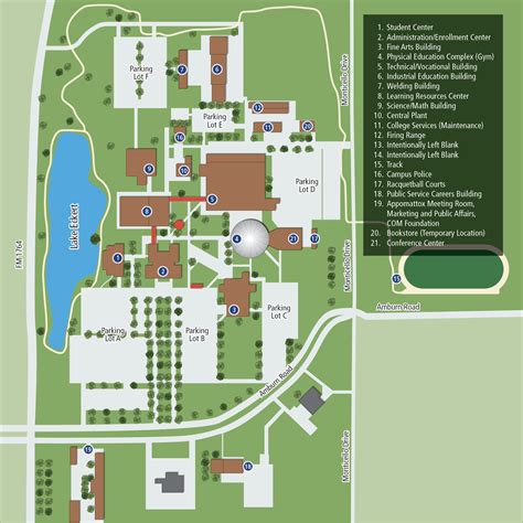 college campus map