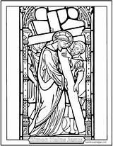 Mysteries Saintanneshelper Lent Rosary Booklet Sorrowful sketch template