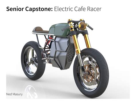 electric cafe racer  behance
