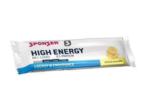 Sponser High Energy Bar Banana 45g Medrara Store