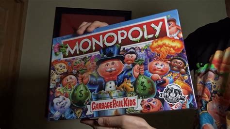 garbage pail kids monopoly   piece puzzle youtube