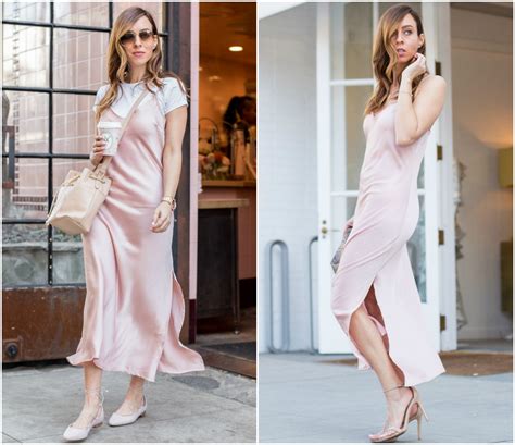 Day To Night In A Silky Slip Dress 2017 Fashion Trends