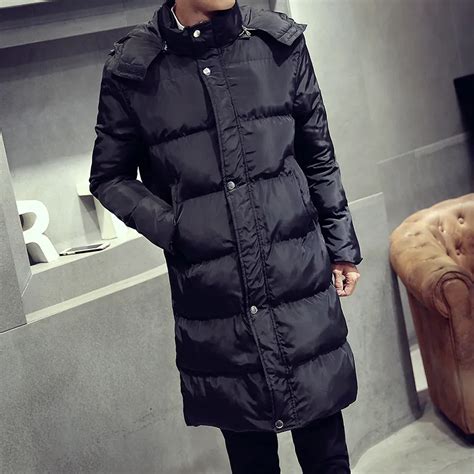 koop hoge kwaliteit hooded lange winterjas mannen jas  winter jassen heren