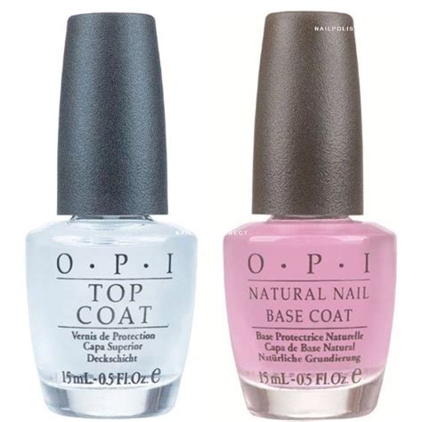 opi base top coat duo   ml nail polish direct