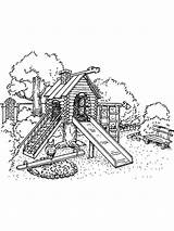 Playground Coloring Pages Printable sketch template