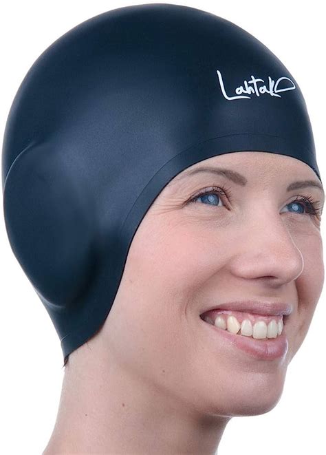 Swim Cap Swimming Hats Silicone Anti Slip Waterproof Bathing Cap For