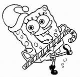 Spongebob Esponja Squarepants Colorear Coloring4free Zucchero Merry Stampare Desenhosecolorir Bubakids Cane Arsenicum Em Kleurplaat Kerst Disegno Cappello Bastone sketch template