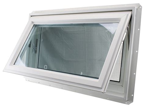 awning window    double pane tempered glass pvc frame walmart