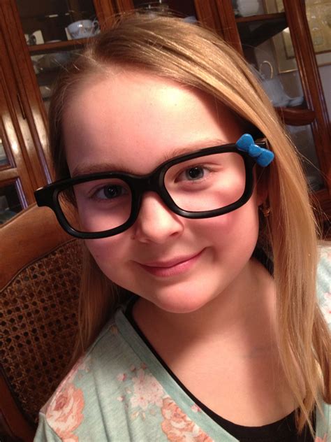 Nerdy Glasses Made With 3d Movie Glasses And Fimo Bow