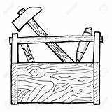 Toolbox Drawing Vector Box Tool Cartoon Tools Sketch Getdrawings Vectors Icon sketch template