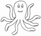 Octopus sketch template