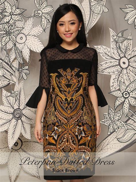 Model Kebaya Campur Batik Modern Gaun Dress Kebaya Dress Model Dress