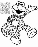 Coloring Pages Halloween Sesame Street Elmo Printable Grover Customized Names Elmos Personalized Colored Costume Color Getdrawings Getcolorings Rocks sketch template