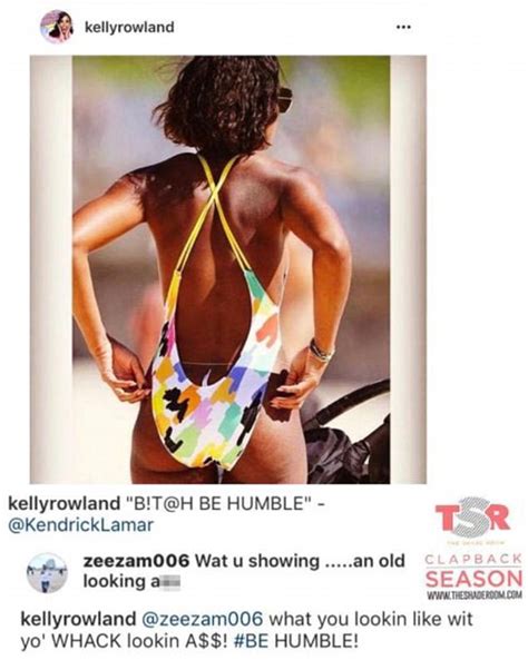 kelly rowland shuts down instagram troll daily mail online