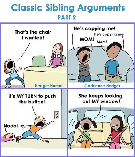 10 Hilarious Comics About Siblings Inner Strength Zone