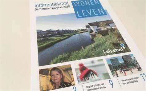 nieuwe editie van informatiekrant wonen leven  lelystad flevopost