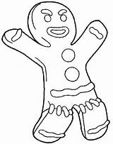 Shrek Gingerbread sketch template