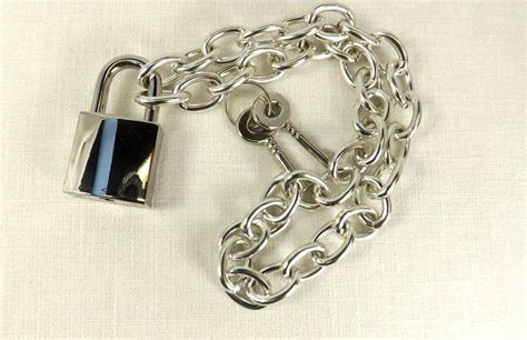 Submissive Jewelry Lock And Key Necklace Padlock Necklace
