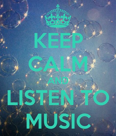 keep calm and listen to music poster valery keep calm o matic