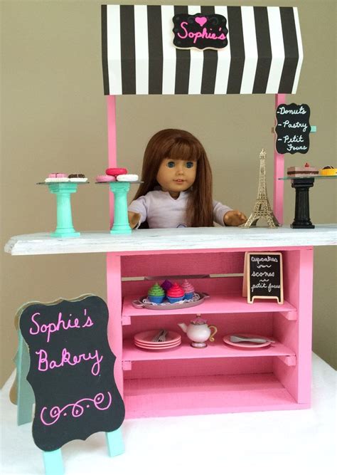 diy american girl bakery with craft store materials american girl