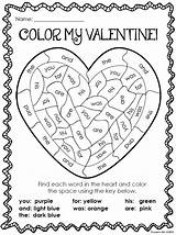 Valentine Activity Valentines Activities Read Coloring Color Kids sketch template