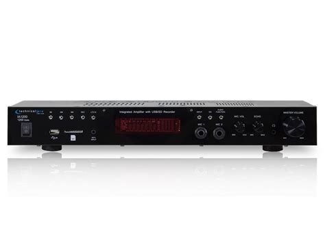technical pro technical pro integrated amplifier  usb sd card inputs
