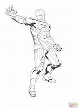 Coloring Stark Tony Iron Man Pages Printable Color Supercoloring Ironman Powerful Avengers Drawing Super Ratings Yet sketch template