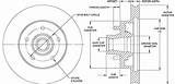 Rotor Hub Dimension Hp Rotors Diagram Drawing Disc Diameter Dwg Wilwood Bolt Width sketch template