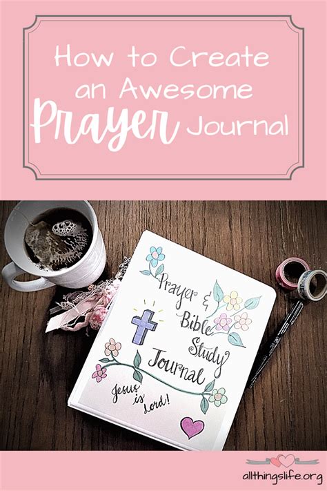 create  awesome prayer journal