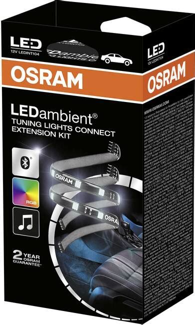 osram auto ledambient tuning lights connect extension kit led traka