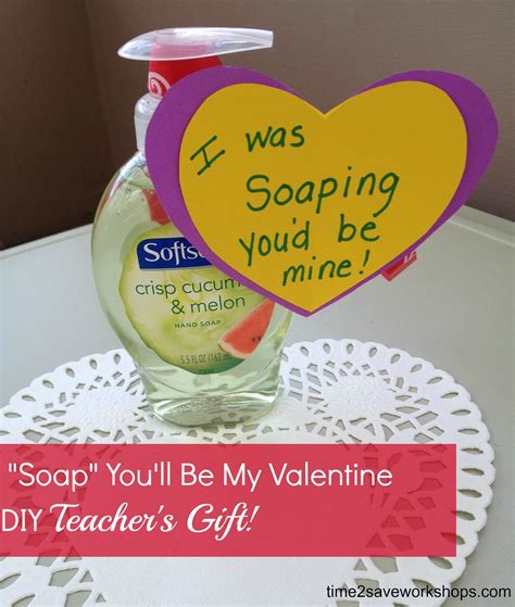 homemade valentine gifts soap youll   valentine diy teachers