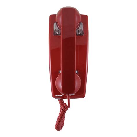 viking   ip red voip wall phone  auto dialer red