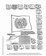 Nations United Un Coloring Pages Flags Sheets Activity Assembly General Organization Usa Print Building Honkingdonkey Go Next Peace Seal Buildings sketch template