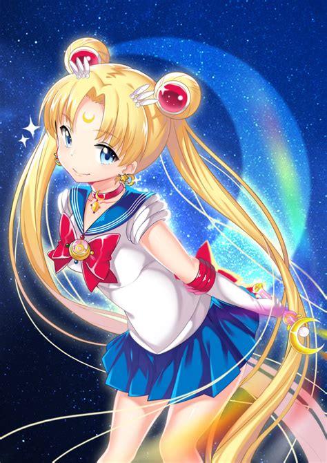 Tsukino Usagi And Sailor Moon Bishoujo Senshi Sailor Moon