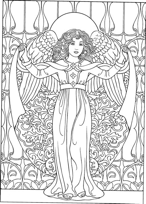 beautiful angel coloring page angel coloring pages abstract coloring