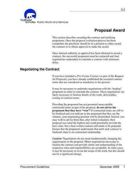 awarding contract letter templates   ms word google