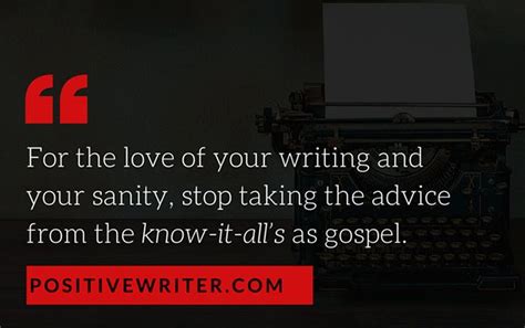 advice   received  writing