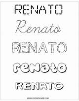 Nomi Renato Trovare Rapida Scelta sketch template