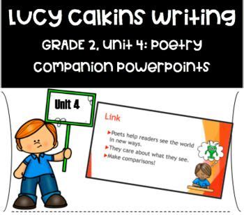 powerpoint lucy calkins lessons unit  poetry writing grade  distance