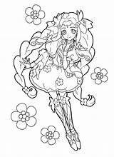 Coloring Cure Felice Kotoha Hanami Precure Zerochan Mahou Tsukai Official Line Anime Princess Go Info Scan Magical sketch template