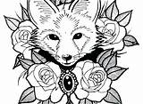 Coloring Pages Size Animal Animals Drawing Printable Fox Mandala Adults Print Cute Creative Color Drawings Getcolorings Sheets Getdrawings Suitable Cool sketch template