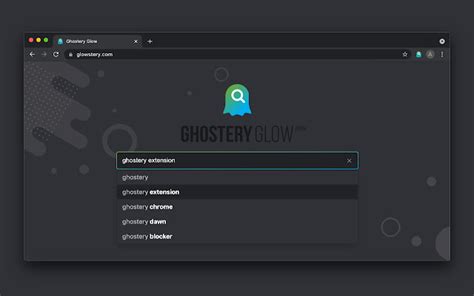 ghostery glow  chrome chrome web store