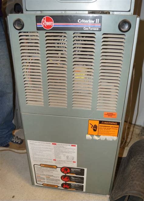 rheem heat  air combo upflow unit criterion ii gas propane furnace rheem  seer air